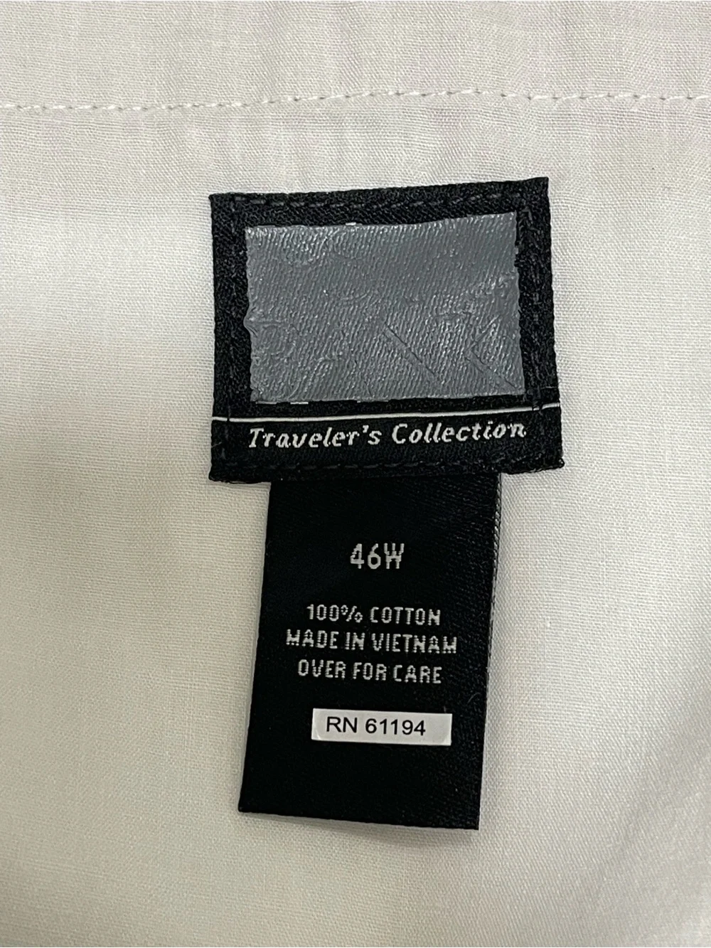 Travelers Collection Non-Iron Tan Shorts 100% Cotton Summer Preppy Vacay Men